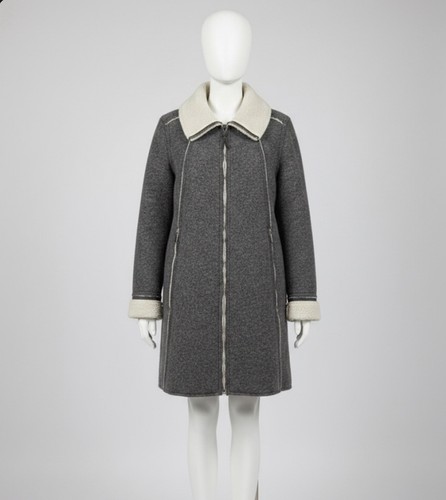 Cappotto parka lana - in,