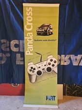 Fiat Panda Cross Espositore In Pvc Pubblicitario Bifacciale Cm 200x65