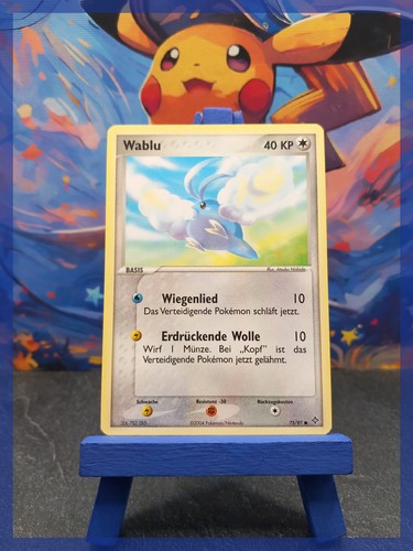 Carta pokémon wablu 97 - pokémon,