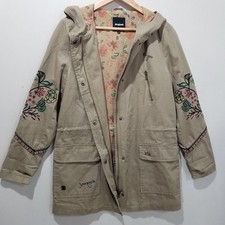 Desigual Jacket Womens 38 Tan