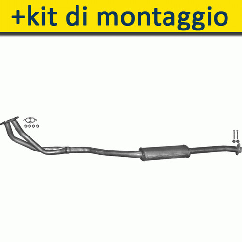 Silenziatore marmitta - marmitta, di
