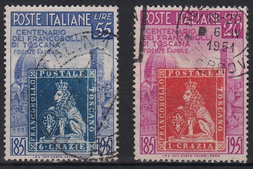 Italia 1951 serie cent - italia, f.lli