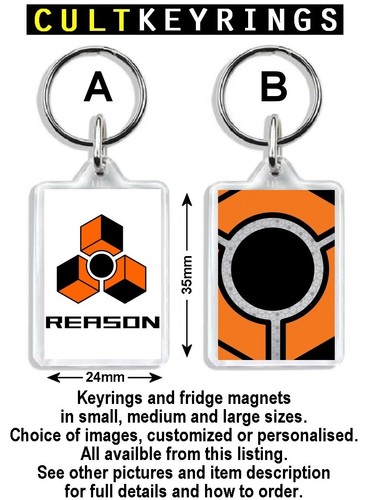 Reason keyring fridge magnet - /,