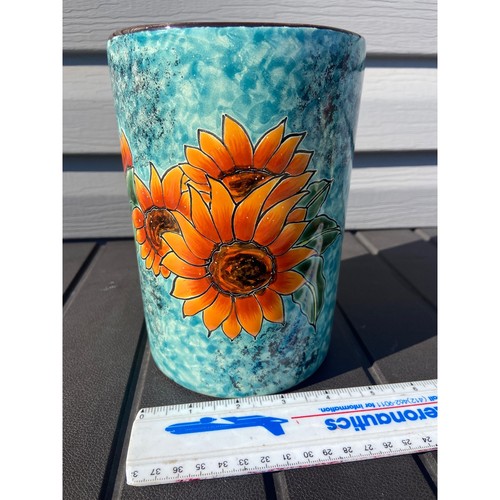 Vaso girasole ceramica - , alfa