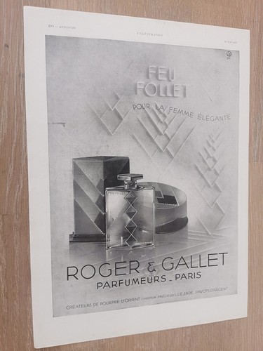 Publicité 1931 parfum - publicité,