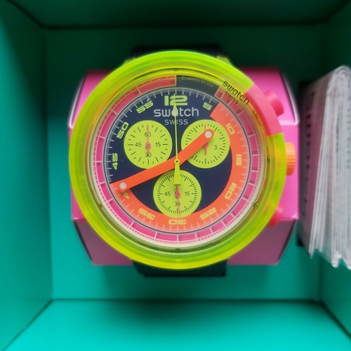Orologio swatch sb06j100 neon - orologio,