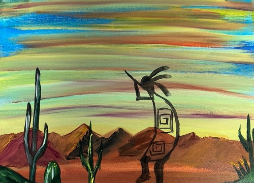 Ballando nel deserto - , 14x11
