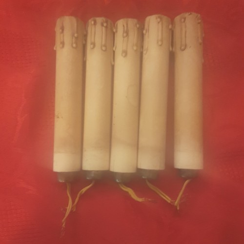 Cinque candele legno 12 - in,
