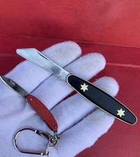 GOMEZ ALBACETE NAVAJA ANTIGUA CLAP FOLDING KNIFE  MADE SPAIN VINTAGE (2 item)