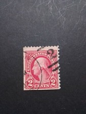 USA Postage Stamps 2c Non Perforato Sinistra E In Basso Timbro Raro