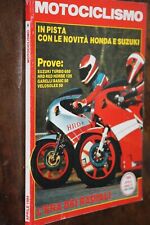MOTOCICLISMO Aprile 1984 Suzuki Turbo 650 HRD Rd Horse 125 Velosolex