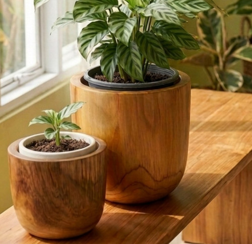 übertopf legno teak - legno,