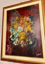 Olio su tela firmato Zecchin -