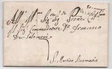 AC41- PIEMONTE PREFILATELICA VALENZA PER SAN MARTINO SICCOMARIO