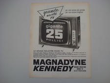 advertising Pubblicità 1965 TELEVISORE MAGNADYNE KENNEDY