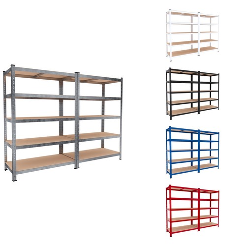 Coppia scaffali ripiani - scaffali, 5