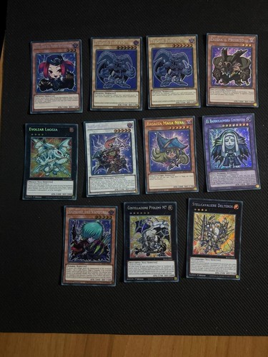 Lotto 11 carte chibi - yu,