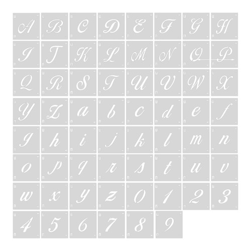 Aiex stencil alfabeto - stencil, per