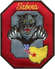 USAF 162d ATTACK SQUADRON – SABERS PATCH