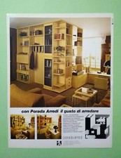 Pubblicita'Advertising Originale Vintage HOPPO porada arredi frassino 1979 (A24)