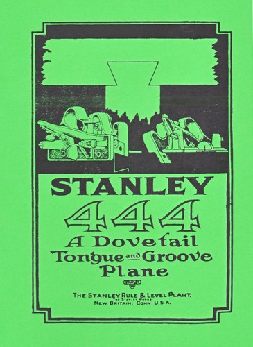 Stanley 444 dovetail plane - stanley,