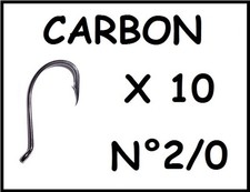 10 AMI N° 2/0 CARBON PER