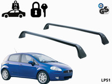 BARRE PORTATUTTO PORTAPACCHI PER FIAT GRANDE PUNTO 5 PORTE 2005- CON ANTIFURTO
