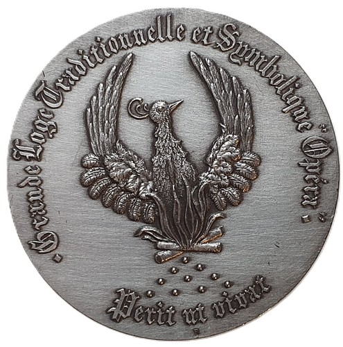 Medaglia massoneria bronzo - medaglia,