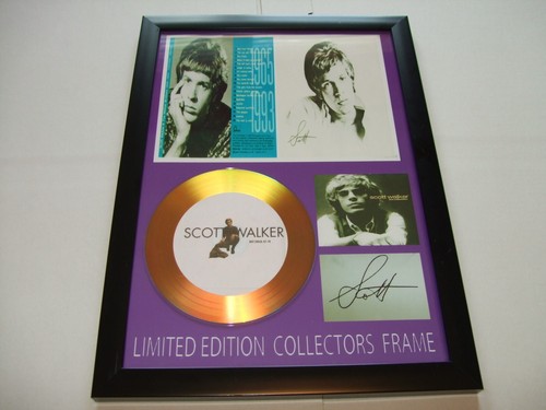 Scott walker signed disc - walker,