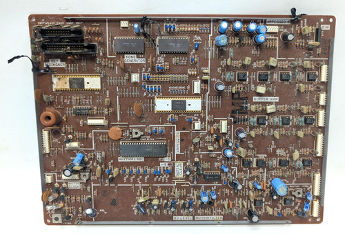 Yamaha electone 305u - electone, circuito
