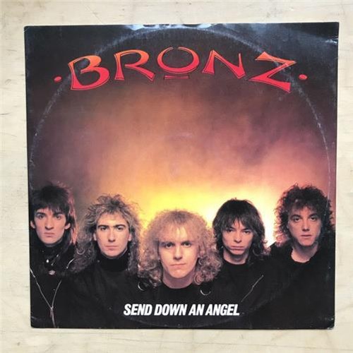 Bronz send down angel - send, 12"