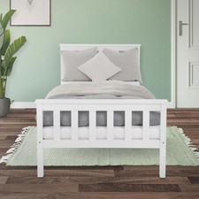 Letto singolo legno massiccio