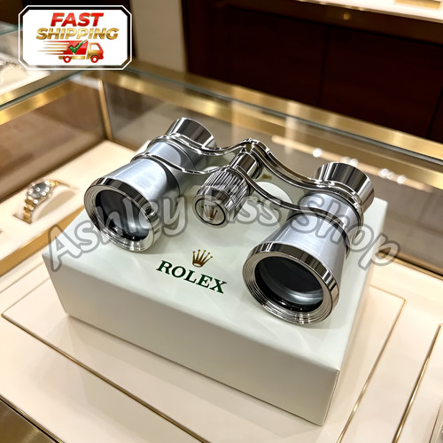 Rolex silver opera glass - silver,