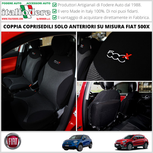 Coppia coprisedili fiat 500x - coppia,