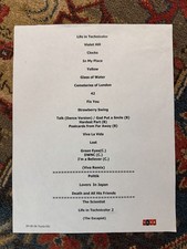 Coldplay Viva la Vida Tour Set