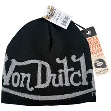 Von Dutch Berretto Nero Y2K