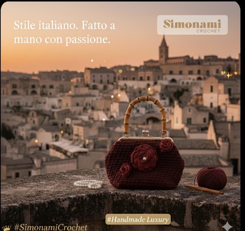 Borsa realizzata mano - borsa,