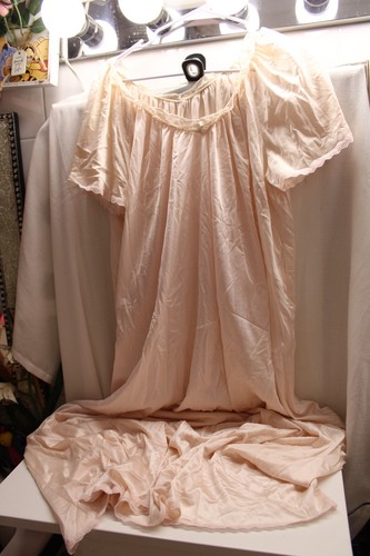 Vintage camicia notte lunga - camicia,