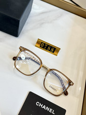 CHANEL #0708 Brown-framed
