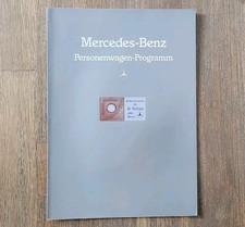 Mercedes R107/W126/W201/S123/W124 depliant/brochure/folleto/opuscolo/broszura 85