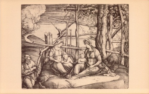 Cartolina epoca galleria - d'epoca,