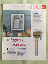 Schema punto croce Un ingresso elegante quadro porta colonna 