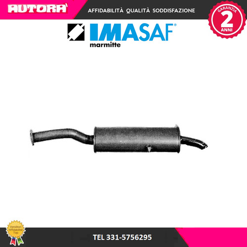 268207 silenziatore posteriore - silenziatore,