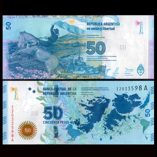 Argentine billet pesos - pesos,