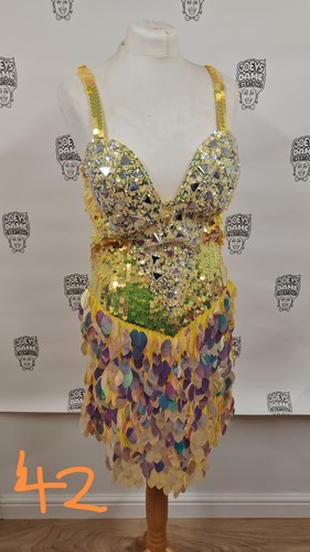 Abito con paillettes drag - abito,