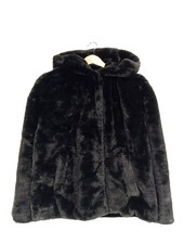 ZARA BASIC Giacca in eco pelliccia Donna Giacca Taglia IT 40 nero