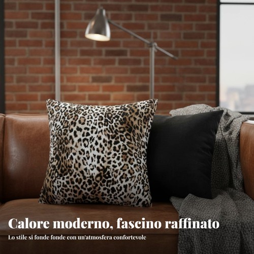 Fodera cuscino peluche motivo - fodera,
