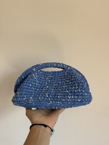 Pochette donna uncinetto blu - donna,