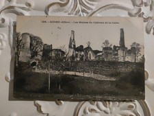 Cpa 03 Audes Les Ruines Du Château De La Crète