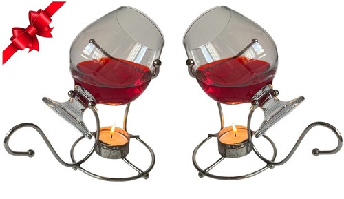Pcs brandy warmer set - 2,